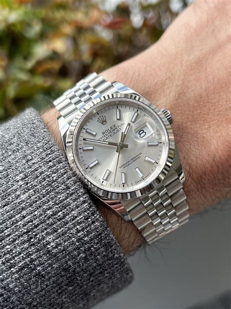 rolex 126234 silver dial